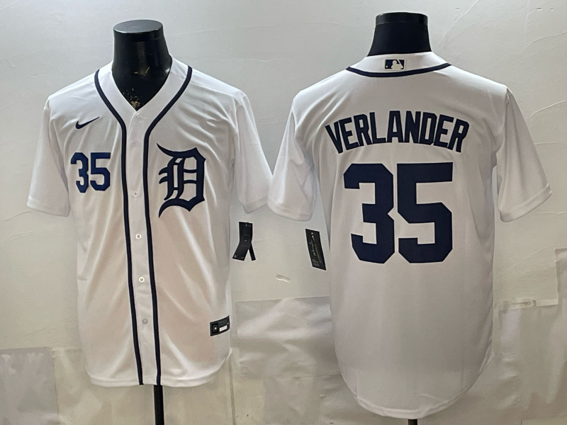 Men 2026 Detroit Tigers #35 Verlander white Game Nike MLB Jersey 006->detroit tigers->MLB Jersey